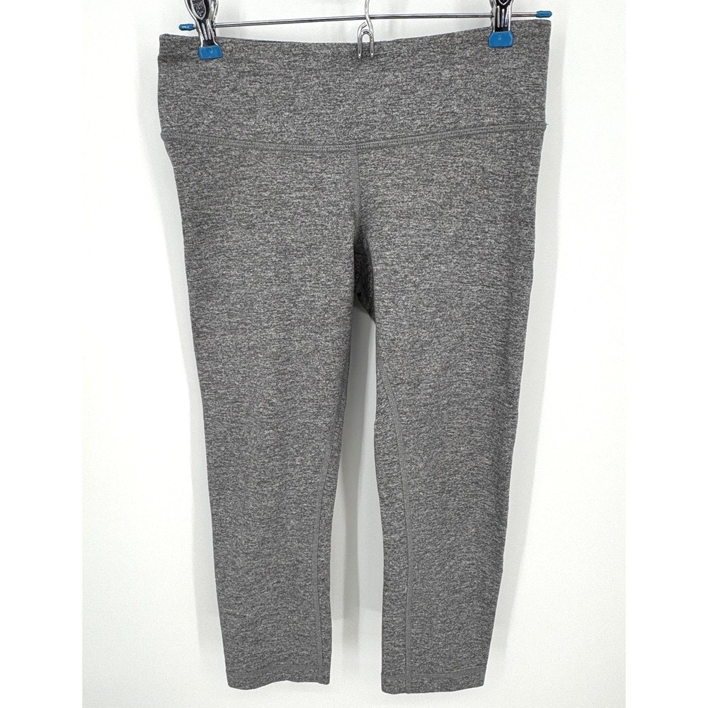 LULULEMON Women's Wunder Under Leggings Size 6 Heather Slate Yoga Pants
